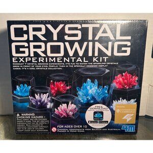 Crystal Growing Experimental Kit Science Lab STEM Gift 7 Crystals New Sealed